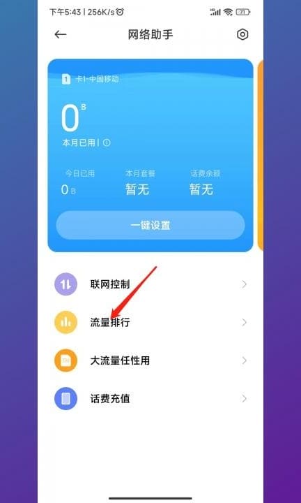 小米手机流量使用情况在哪儿看第3步