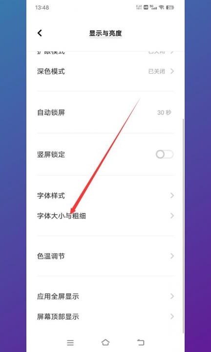 vivo手机字体大小怎么改第2步