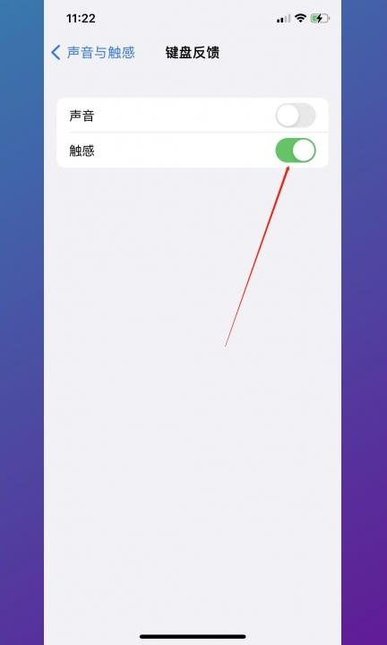 ios16键盘震动怎么开第4步