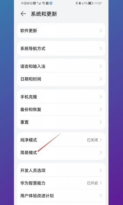 华为极简模式在哪里设置第3步