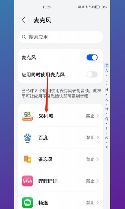 如何打开麦克风权限第4步