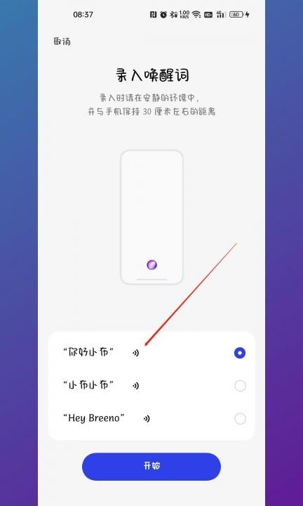 怎么呼叫小布第5步