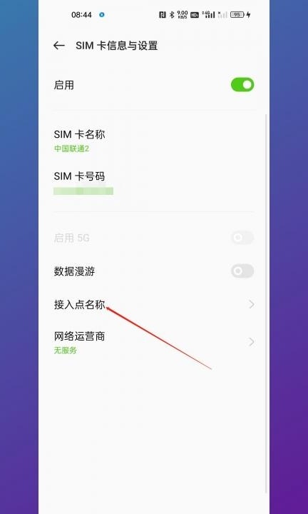 4g变5g接入点设置第3步