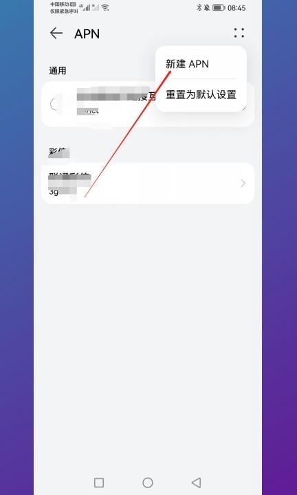 4g变5g接入点设置第5步