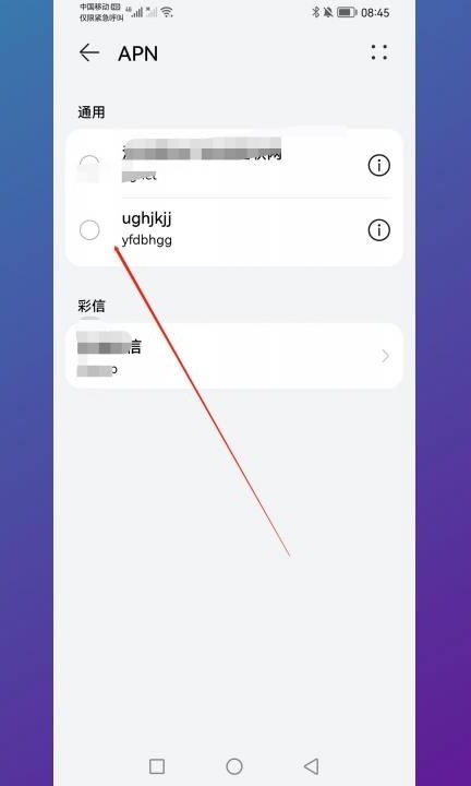 4g变5g接入点设置第7步