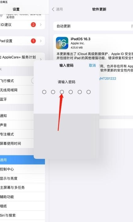 ipad版本太旧如何升级第4步