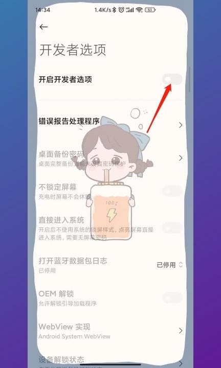 小米退出开发者模式第3步